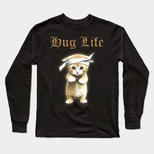 Hug Life, Kitten Long Sleeve T-Shirt